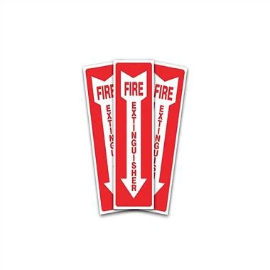 Вогнегасник стрілка безпеки знак